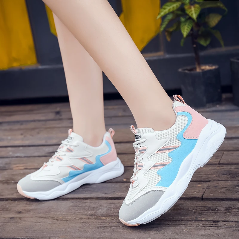 

Basket Femme Women Platform Shoes Woman Zapatos De Mujer Flats Breathable Comfortable Sneakers Ladies Schoenen Vrouw Ayakkabi