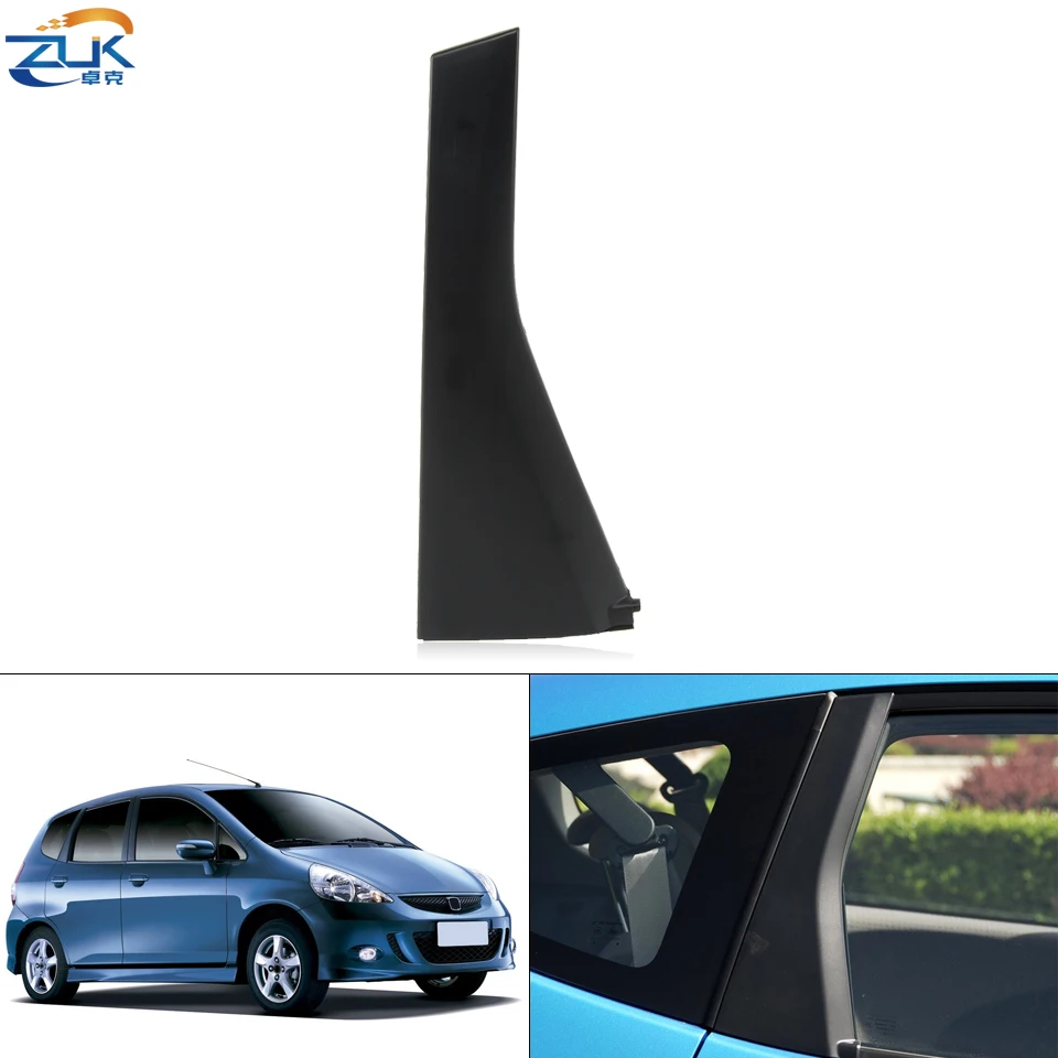 ZUK Left Right Rear Door Outer Pillar Garnish Trim Panel For HONDA FIT