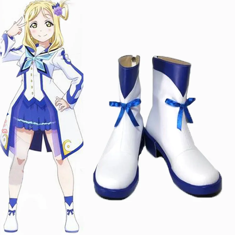 Love Live!Sunshine Guilty Kiss Ohara Mari/Обувь для костюмированной вечеринки Женская обувь с