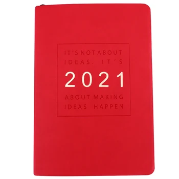 

1pc Planning Notebook Durable Practical Portable Schedule Notebook Planning Book 2021 Schedule Book for School Students Home