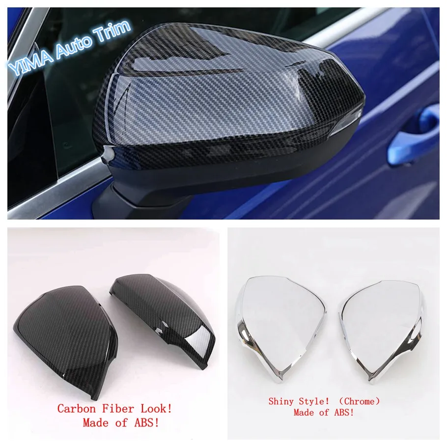 

Lapetus Outside Door Rearview Mirror Protection Cap Cover Trim Fit For Audi Q3 2019 - 2021 Exterior Refit Kit Accessories