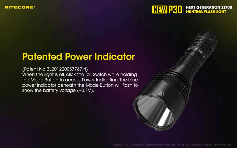 Nitecore NEW P30 Hunting Flashlight (19)