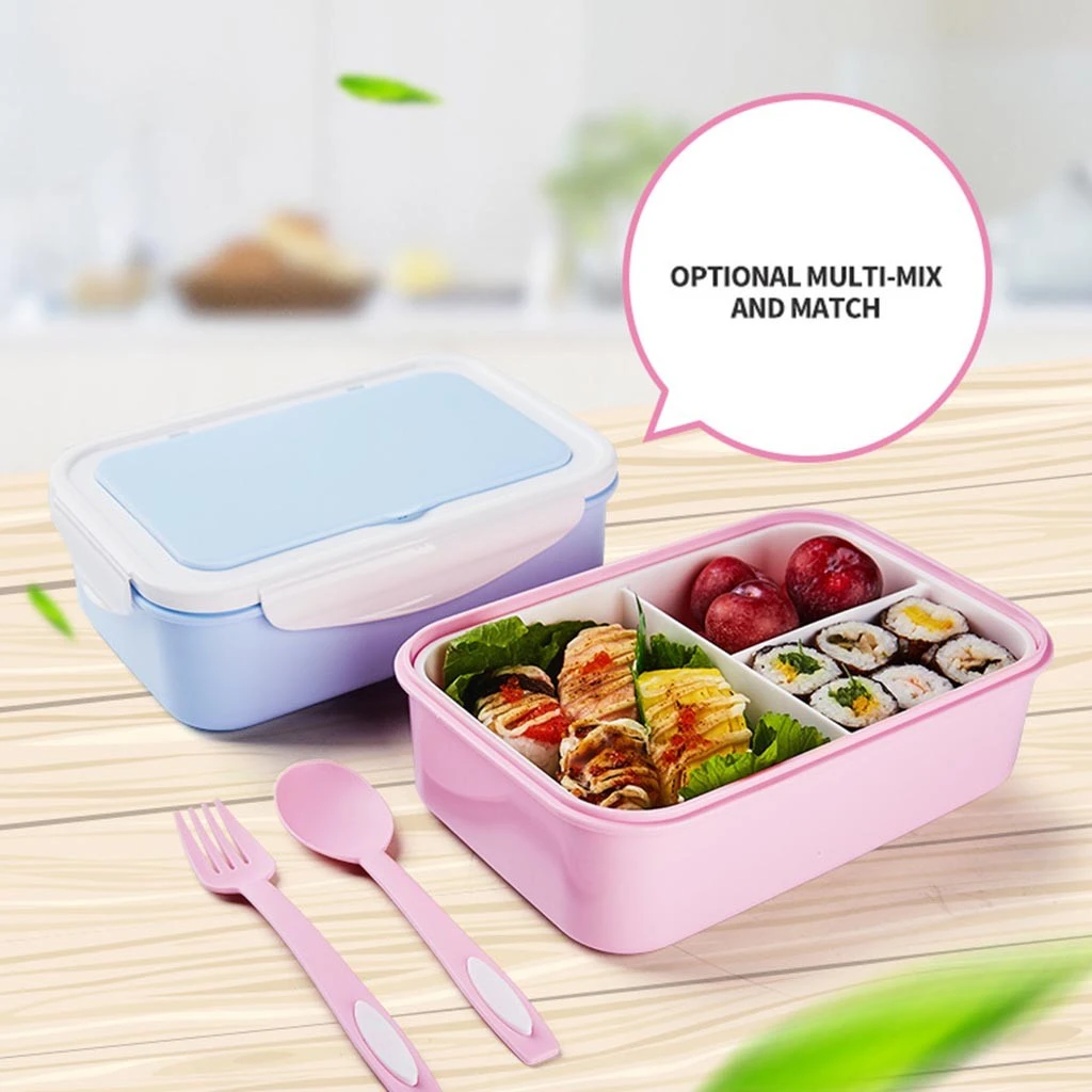 waterbestendig heldin warmte C plastic Lunch Box bento box For Office Student Microwave heated  Compartment Picnic Food Container Leakproof Thermos Lunchbox|Lunch Boxes| -  AliExpress