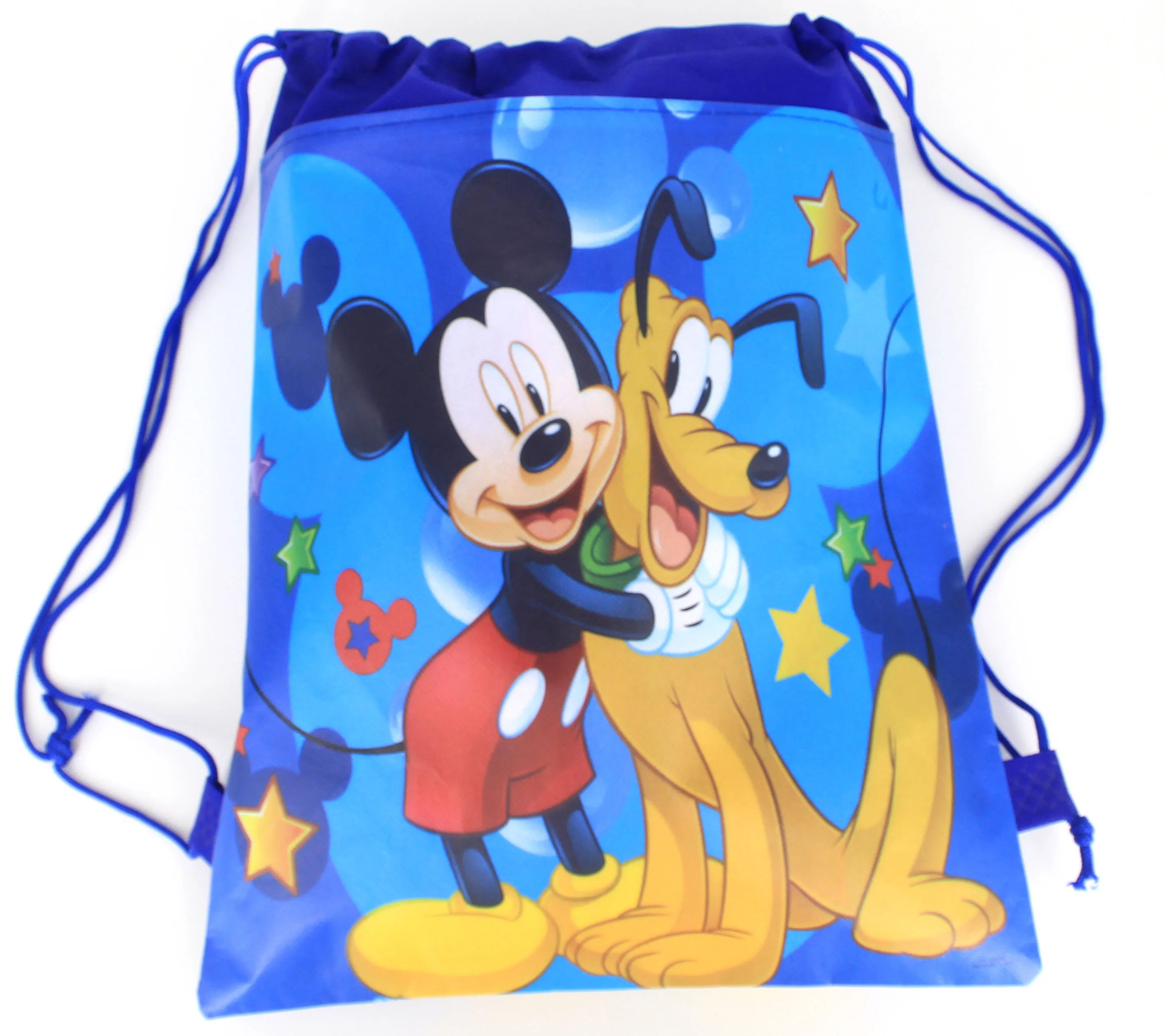 Disney Mickey Minnie Non-Woven Drawstring Bag Backpack Cute Gift AAA 