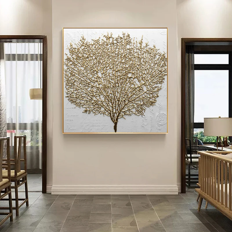 Wall-Decorative-Painting-Posters-and-Prints-Wall-Art-Canvas-Painting-Abstract-Golden-Tree-Pictures-for-Living (3)