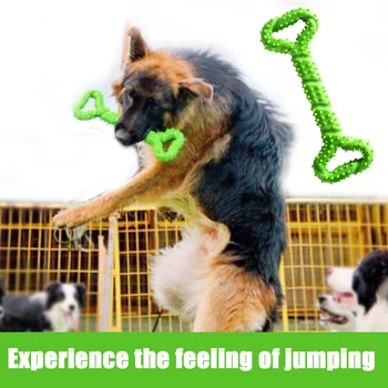 

Reduce Anxiety Gift Durable Molar Pet Supplies Bone Shape Soft TPR Dog Chew Toy Teeth Cleaning Puppy Bite Resistant Non Toxic