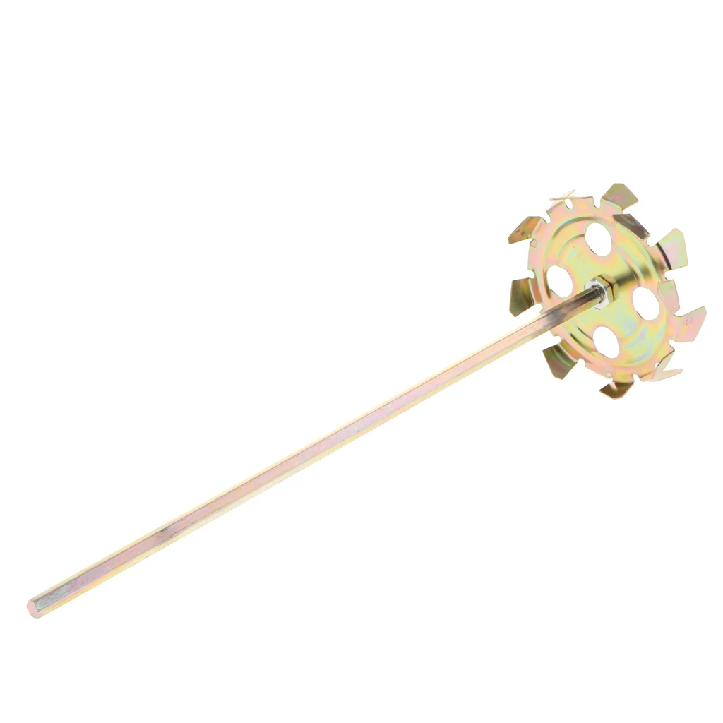 Paint Cement Plaster Adhesive 45# Steel Mixer Stirrer Paddle Rod For Drill