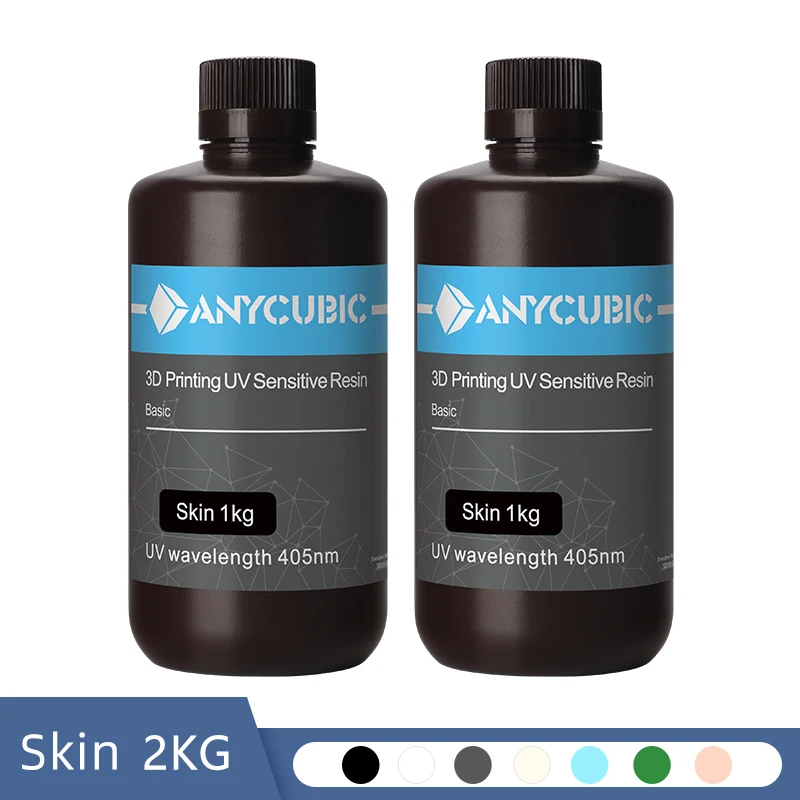 sunlu pla ANYCUBIC 405nm UV Resin For 3d Printer For Photon Mono X basic 500g 1kg Resin Liquid 3D Printing Materials UV Sensitive Resin plastic used in 3d printing 3D Printing Materials