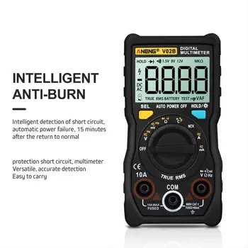 

ANENG V02B Analog Digital Multimeter Meter Transistor Tester Multimeter Auto Power Off Peakmeter Car Multi Meter