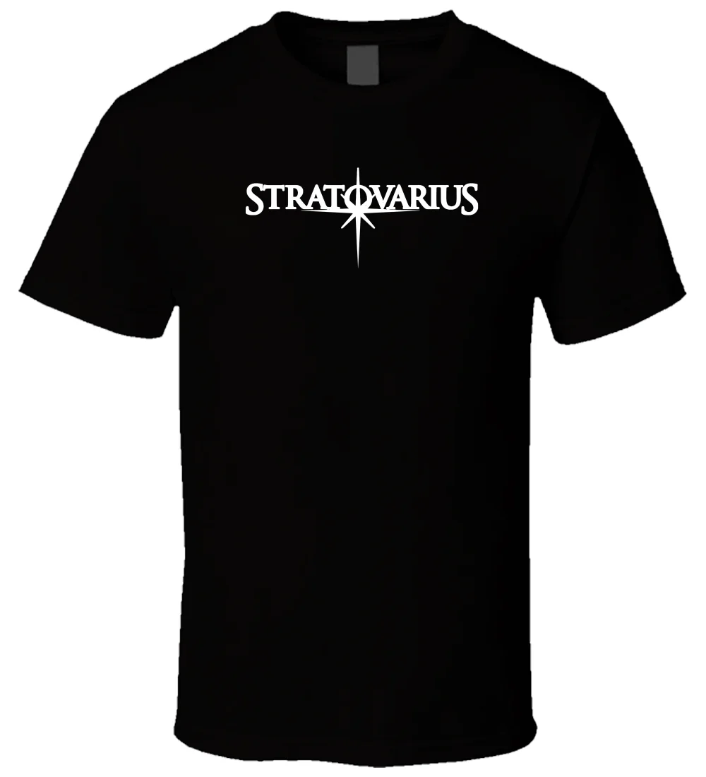 

Stratovarius 2 Black T Shirt Printed Men T Shirt Short Sleeve Funny Tee Shirts Fashion Logo Printing Personality