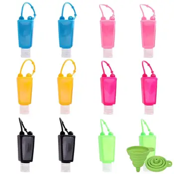 

12 Pcs Travel Bottles 30ml Portable Squeezable Travel Containers With Flip Cap Refillable Leakproof Cosmetic Toiletry Containers