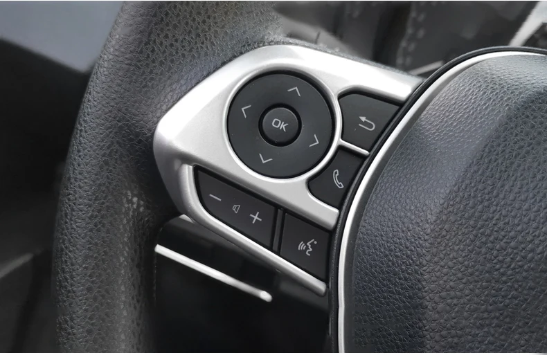 Auto Lenkrad Taste Trim Abdeckung Aufkleber Für Toyota RAV4 XA50 Corolla E210 Hybrid 2019 2020 2021 2022 2023 2024 Zubehör – Detail 12