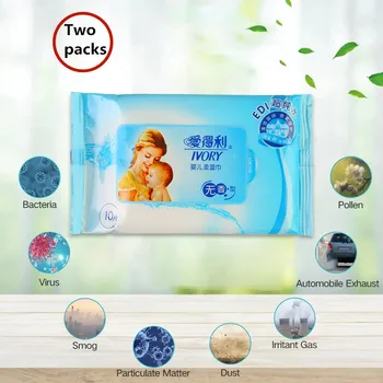 

2PCS Skin Care Wipes Antibacterial Wet Wipe Tissue Clean Hand Health Care 20 Wipes/Pack Cleaning Care Mobile Phone Clean Wipe