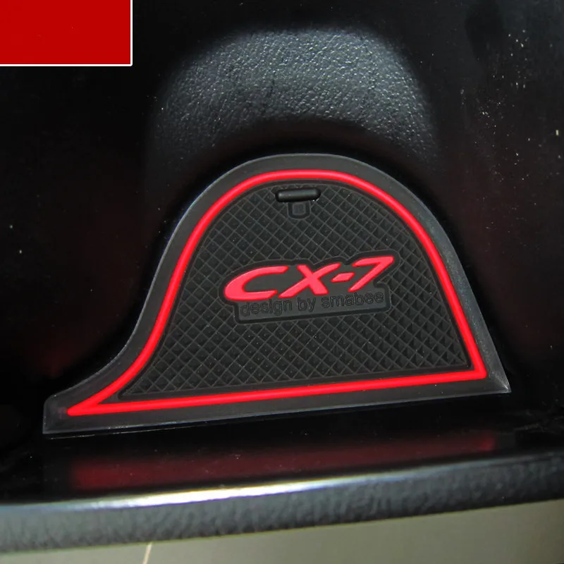 16 шт./компл. слот коврик для двери Mazda 3 5 7 3D резиновый салона автомобиля