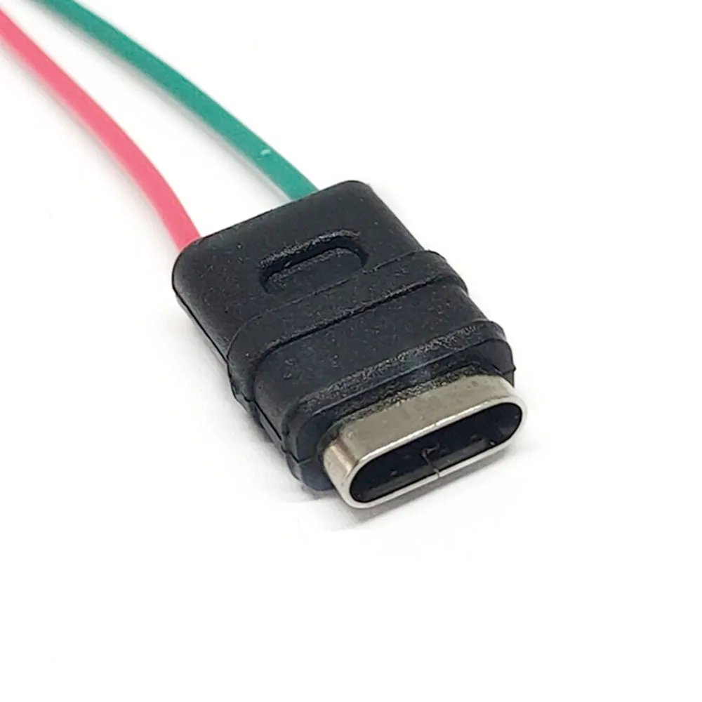 Connecteur étanche USB Type C, fil de soudage, prise femelle, courant  élevé, charge rapide, port femelle, prise d'alimentation, 50 pièces -  AliExpress