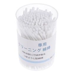 200pcs/Box Double Head Cotton Swab Nose Ears Cleaning Care Tools Disposable Buds Cotton Applicator Daily Use