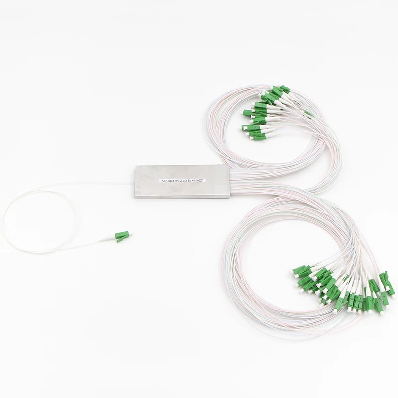 

Mini Splitter 1x64 SM LC APC PLC Fiber Splitter pigtail optic splitter