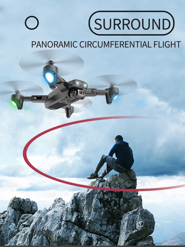 Квадрокоптер Радиоуправляемый с камерой 4k HD GPS Wi Fi FPV 1080P|Дроны камерой| |