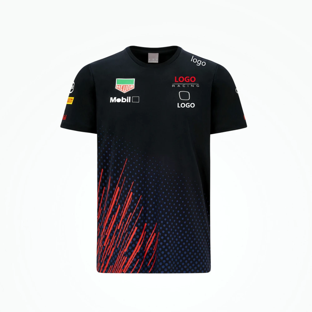 Мужская одежда Формула 1 черная футболка женская F1 футболки для мужчин оверсайз