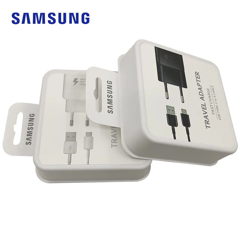 Samsung Fast Charger 9V 1.67A Quick Charge Travel Adapter Type C Cable For Galaxy A30 A40 A50 A60 A70 S10 S9 S8 plus Note 8 9 10