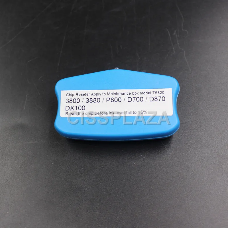 CISSPLAZA T5820 C13T5820 обслуживание чернил бак чип resetter для Epson Surelab D700 для Fuji DX100 отходов чернил бак RESETTER