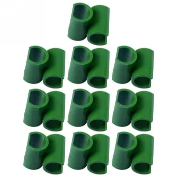 

10PCS Greenhouse Cross Buckle Lattice Flower Rattan Clip Garden Plant Connector Convenient Easy Install Wear-Resistant Durable