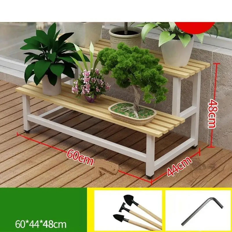 Number 8 Estante Крытый Estanteria Para Plantas деревянные полки для лестницы завод Stojak Na Kwiaty балкон полка открытый цветок стенд - Цвет: Number 8