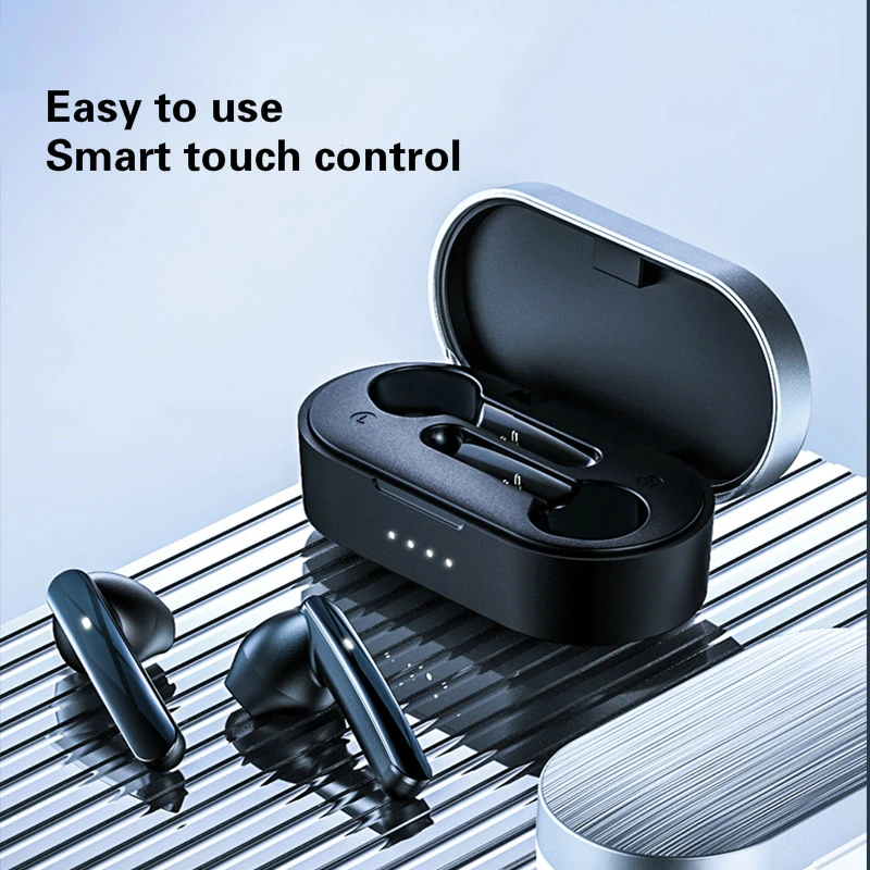 Audifonos Inalambricos Bluetooth Fingerprint Touch Control Earbuds Wireless Type C Interface Fit for Ios Android Earphones