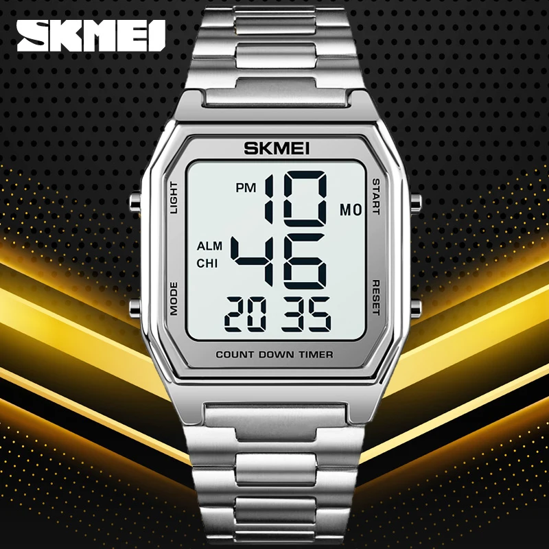 

SKMEI Luminous Digital Watch Military Sports Men Wristwatch Men's Watches Waterproof Chronograph Countdown relojes para hombre