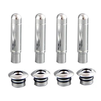 

Chrome Trim Tools Auto Car Part Door Lock Pin Accessories With Cap Replacement Durable Lightweight Aluminum Alloy For Chevrolet