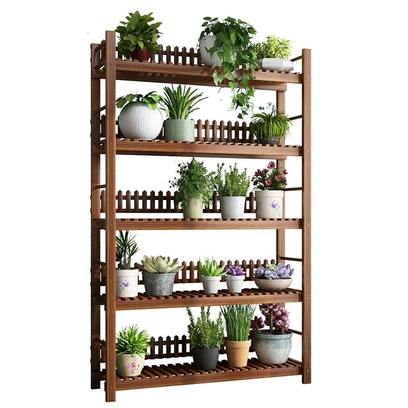 

High Spacing Balcony A Living Room Anticorrosive Multi-storey Green Rose Rack Botany Frame To Ground Large Flowerpot Frame