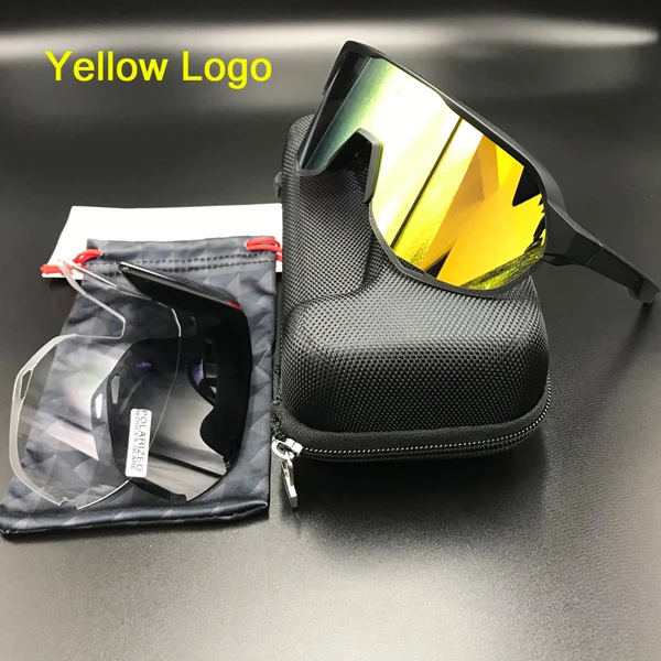 3 Lens Polarized 01 Открытый поляризационные 3 линзы велосипедные очки для мужчин и женщин велосипедные очки для бега солнечные очки Mtb Горная дорога велосипед очки - Цвет: 3 Lens Polarized 01