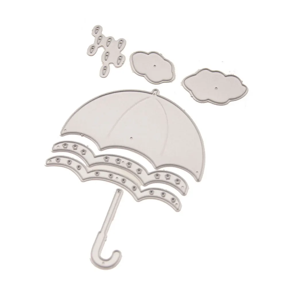 

Umbrella Rain Metal Cutting Dies Stencil for DIY Scrapbooking Embossing Dies Craft Photo Album Paper Card Making Stencil