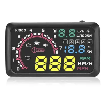 

OBD2 Car HUD Head Up Display Windscreen Projector OBD Scanner Speed Fuel Warning Alarm Diagnostic Tool Universal Hud Display