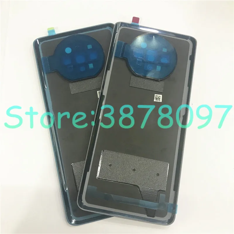 Оригинальная стеклянная задняя крышка для батареи 6,5" для Oneplus 7T 1+ 7T корпус двери с объективом камеры стекло запасные части