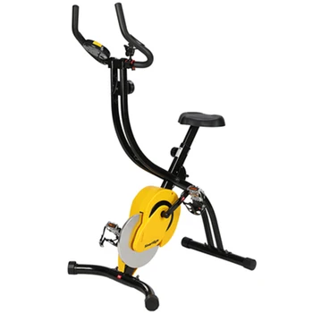 

Magnetic control exercise bike folding dynamic bicycle home pedal sports bicycle