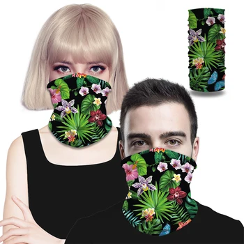 

2020 Anti-UV Man and Woman Seamless Balaclava Magic Scarf Neck Face Cover Head Bandana Shield Halloween dress up Men Bicycle
