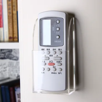 

Wall-mounted air conditioner /TV remote control storage box Organizer remote control holder cassette wall hanging rack