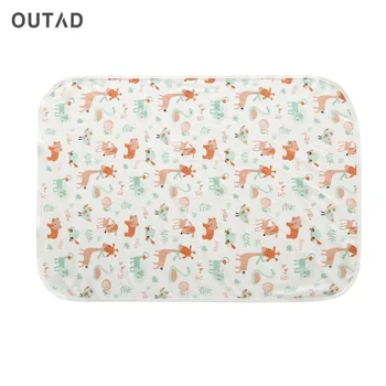 

OUTAD Newborn Sleeping Swaddle Blanket Fruit Animal Printed Sleeping Swadding Muslin Wrap Headband Cartoon Baby Bedding Blanket