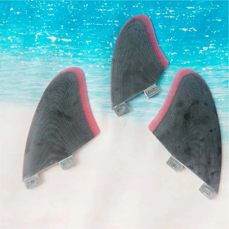 Surfing carbonfiber Surfboard Fins Keel fin for FCS box Tri fin set surf board fin glass fiber surf fin Stock Clearance-Sale