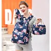 New School Backpack Set Waterproof Nylon Teen Girls Bookbags 15 inches Laptop Backpack Kids Lunch Tote Bag Clutch Purse 6