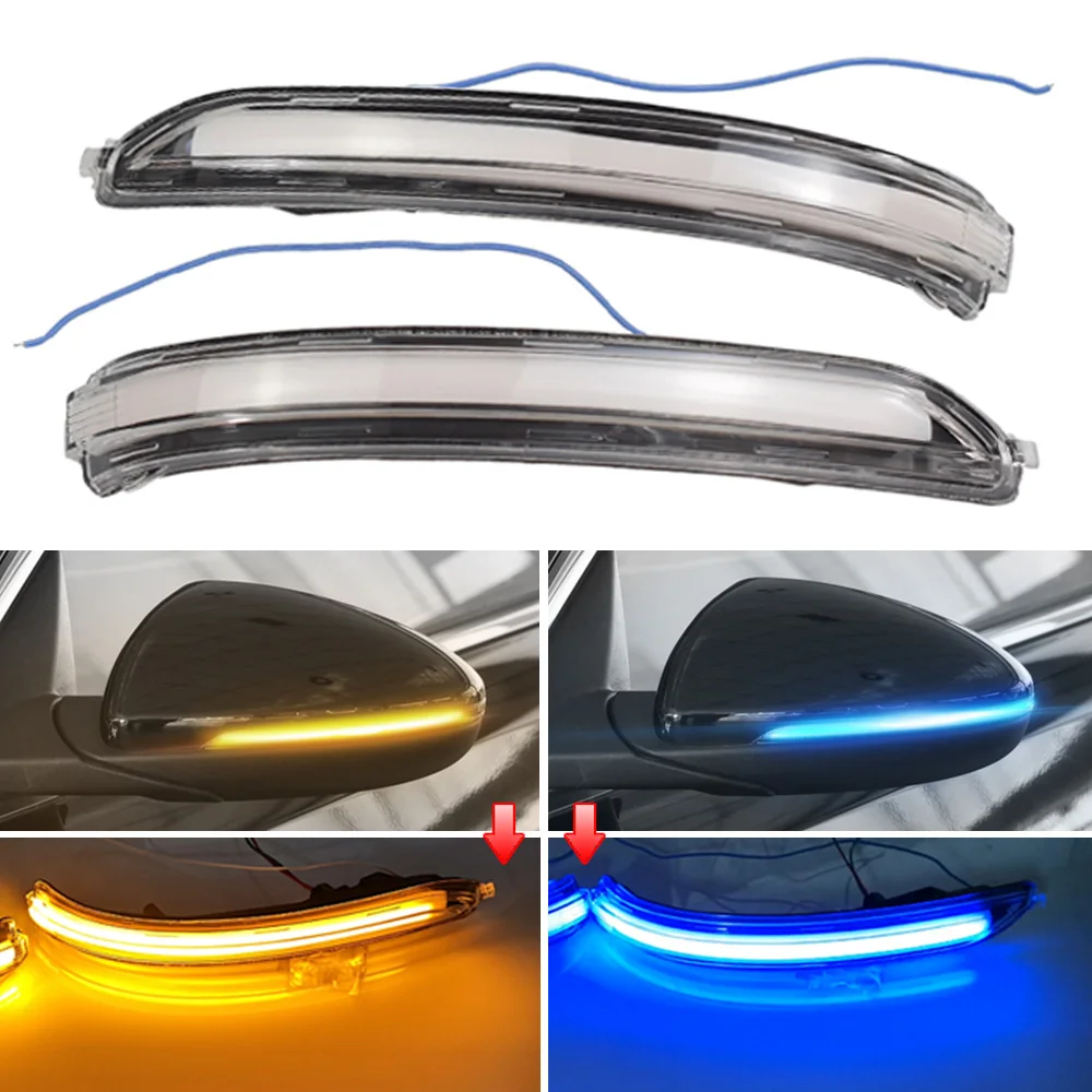 

Side Rearview Mirror Repeater Light For Kia Forte K3 YD 2019 2020 Blinker LED Dynamic Turn Signal Blue White Yellow