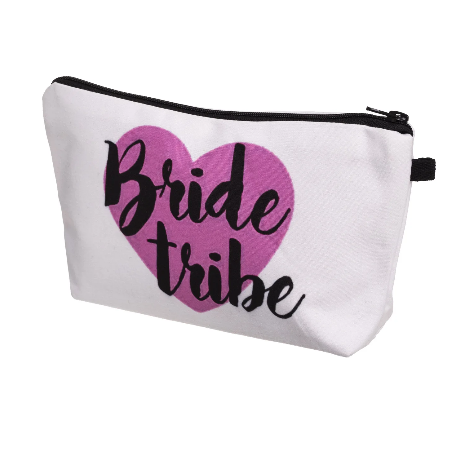 BagVogue надпись «Bride Tribe» термо переводная печатная косметичка модные женские туфли, фирменная губная помада, макияж, сумка