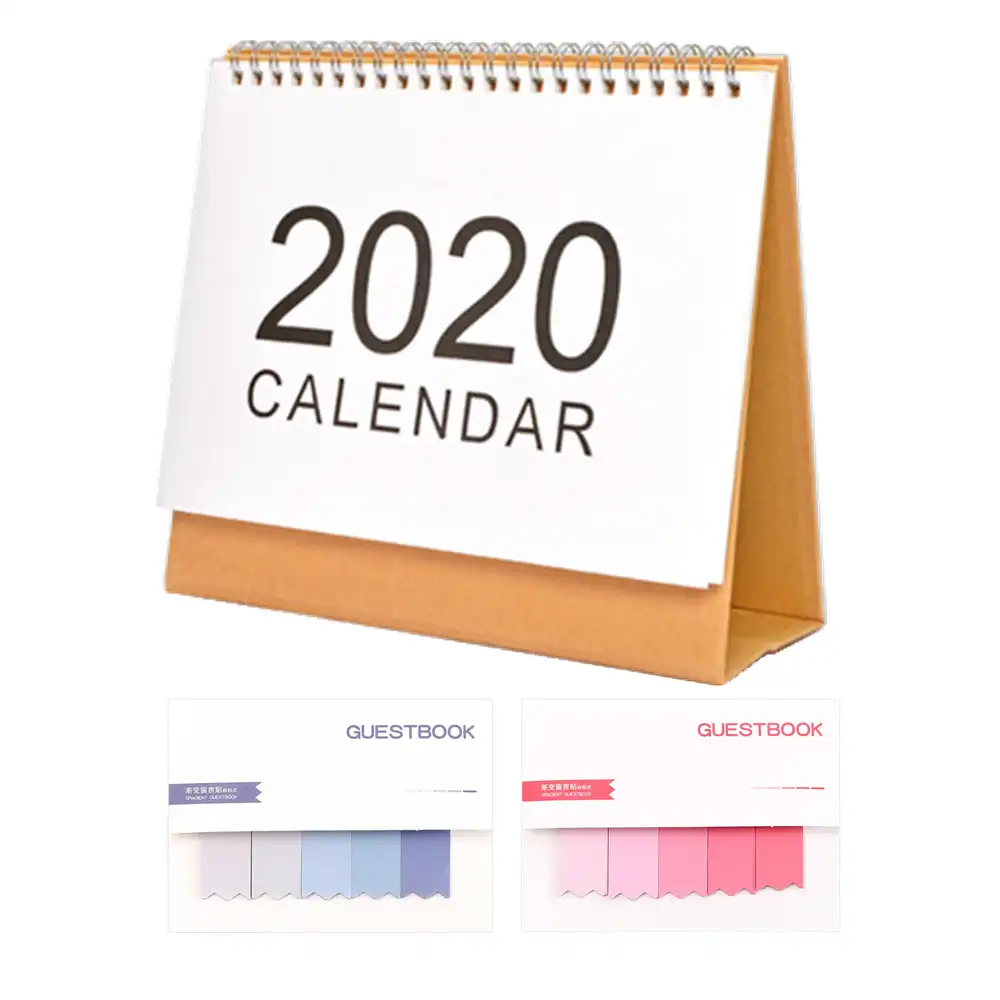 2020 Desk Stand Up Calendar Monthly Scheduler Table Planner