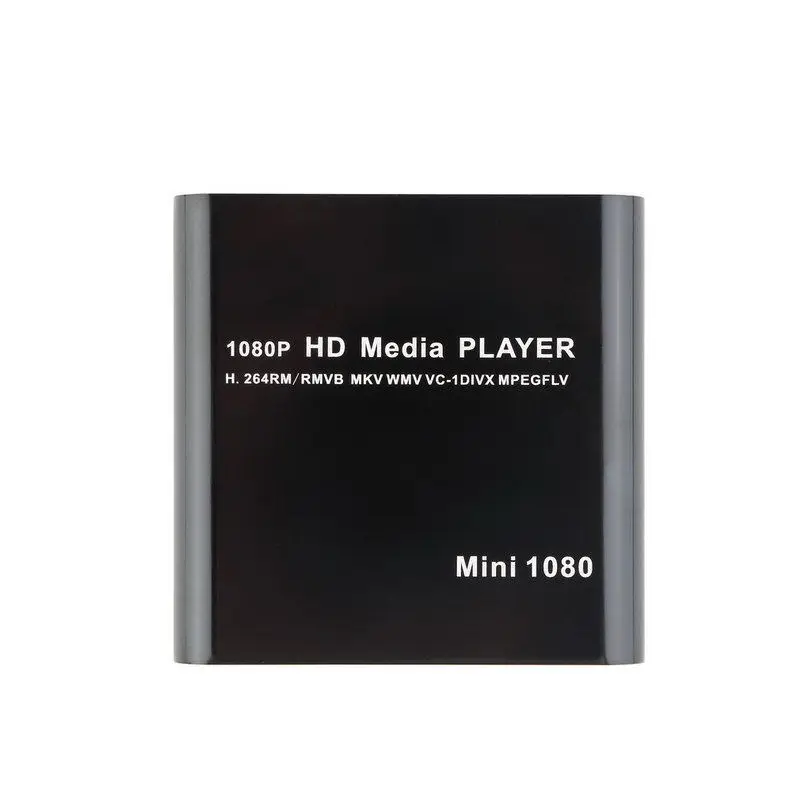 Mini reproductor multimedia Full HD 1080P compatible con HDMI/AV/USB/SD/MMC reproductor multimedia