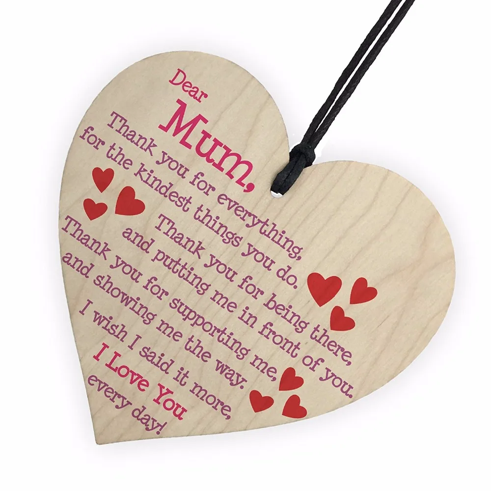 3-Meijiafei-Mum-I-Love-You-Everyday-Wooden-Hanging-Heart-Mothers-Day-Sign-Cute-Mums-Sign