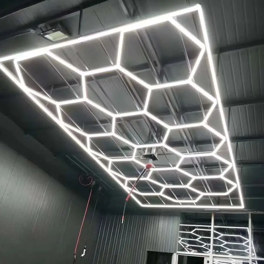 Hexagon LED-Deckenbeleuchtung Set