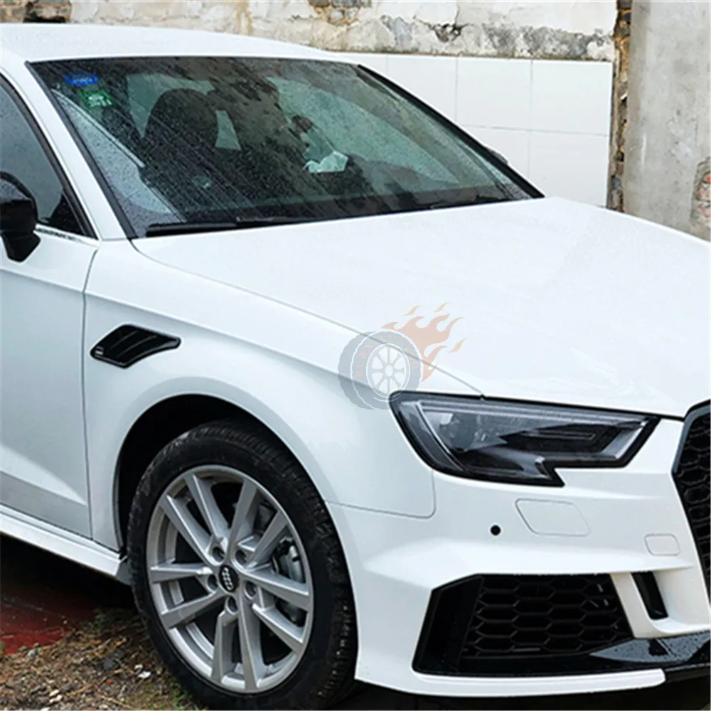 Накладка на крыло из углеродного волокна ABS ABT для A3, A4, A5, A6, A7, Q3, Q5, Q7, запчасти для стайлинга автомобилей, вентиляционное крыло, декоративная отделка