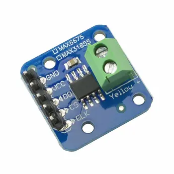 

MAX31855 K Type Thermocouple Board Readable Temperature Sensor Module For Arduino -200℃ to+1350℃ Out L