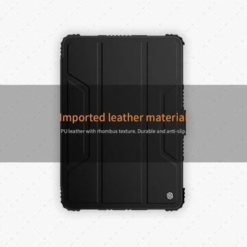 

NILLKIN Huawei Mate Pad Pro Flip Case Magnetic PU Leather + Hard Plastic Back Cover for Huawei Mate Pad Pro 5G With PET Film